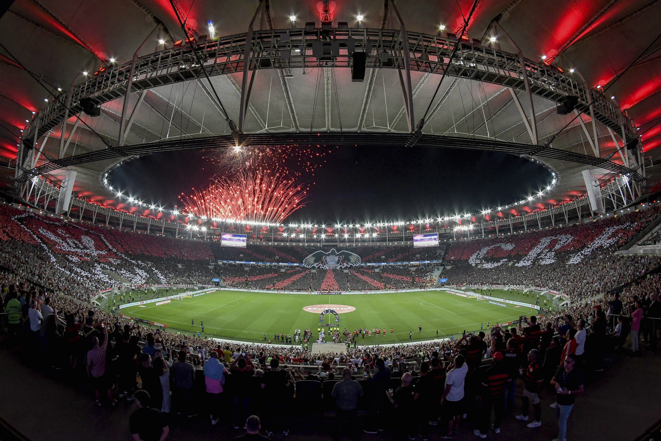 Flamengo stadium during a match
